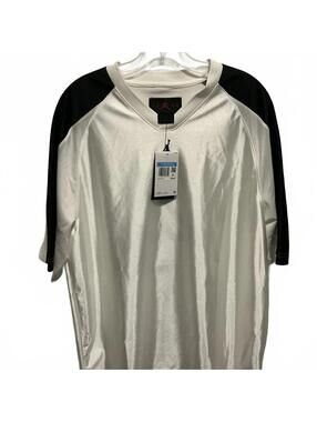Jordan White and Black Athletic Jersey Tee with Number 23 Medium